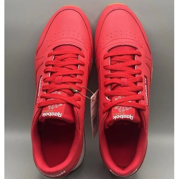 Reebok Classic Leather Vector Red Retro Shoes - Men's Size 11 NEW - Picture 5 of 8